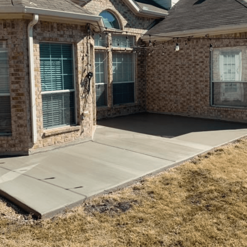 Concrete Patio